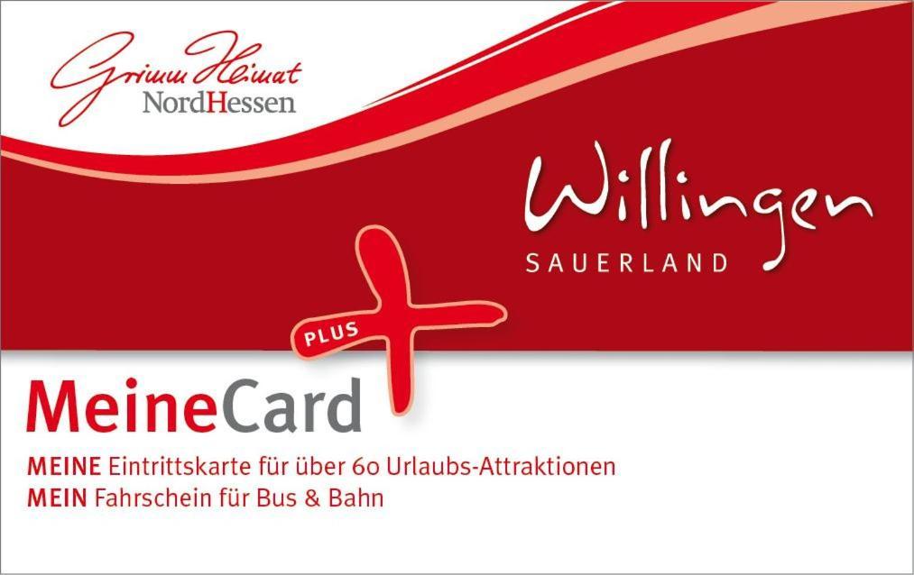 Cafe- Pension Fernblick, Incl Meinecardplus Willingen  Dış mekan fotoğraf